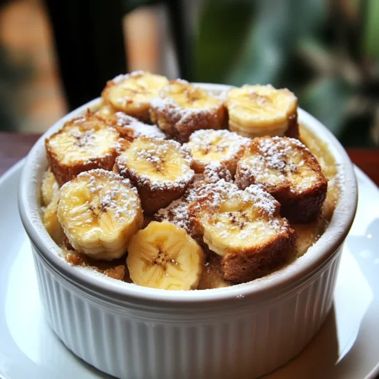 Banana Bread Pudding