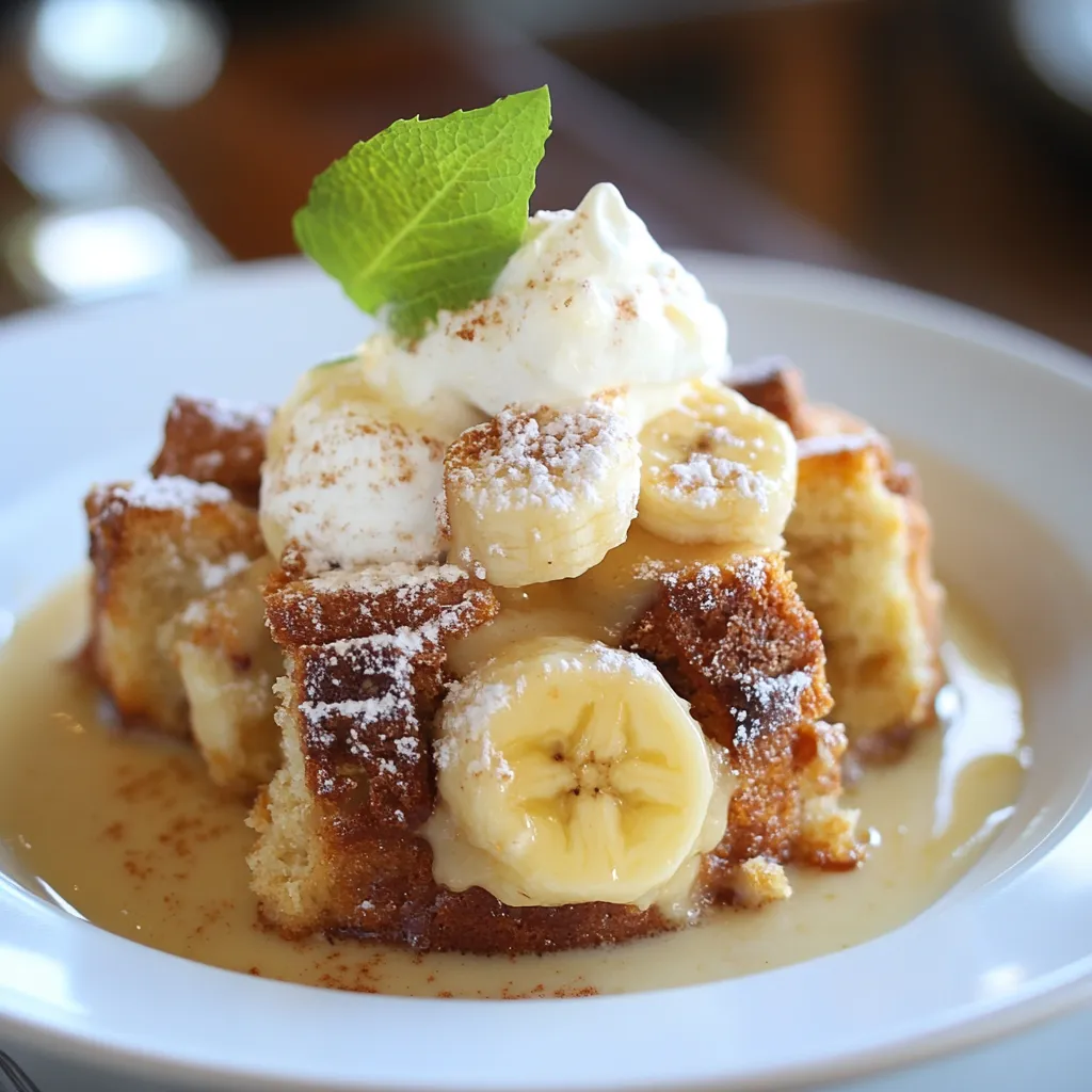 Banana Bread Pudding
