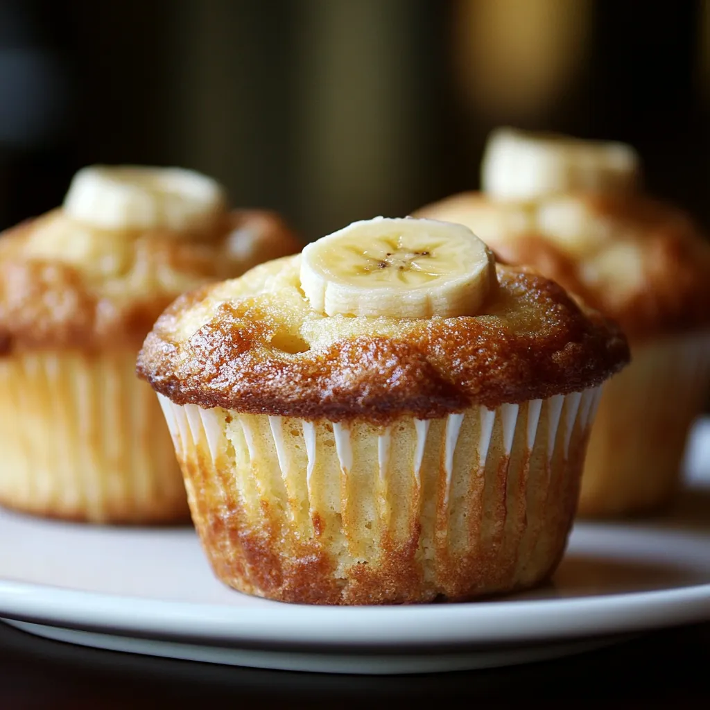 Banana Cream Cheese Muffins