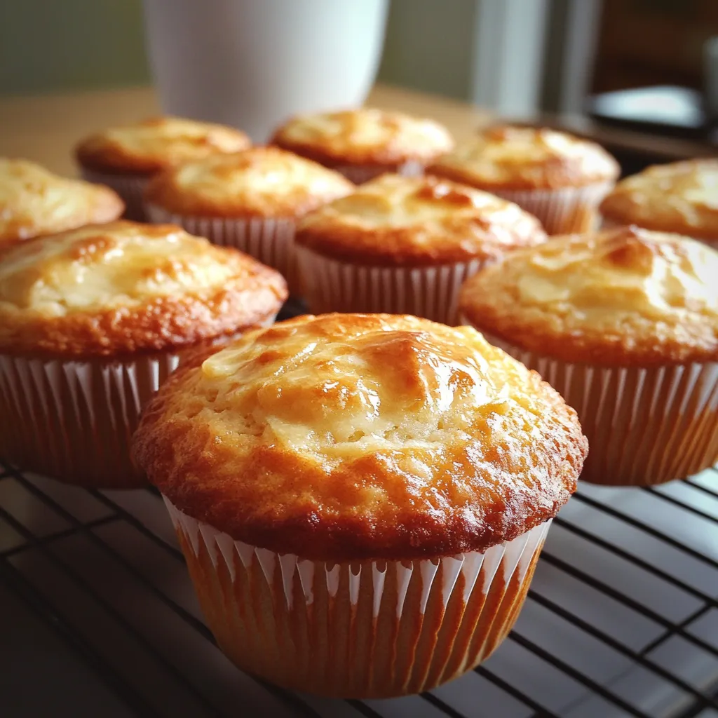 Banana Cream Cheese Muffins