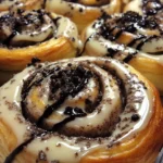 Cookies and Cream Cinnamon Rolls