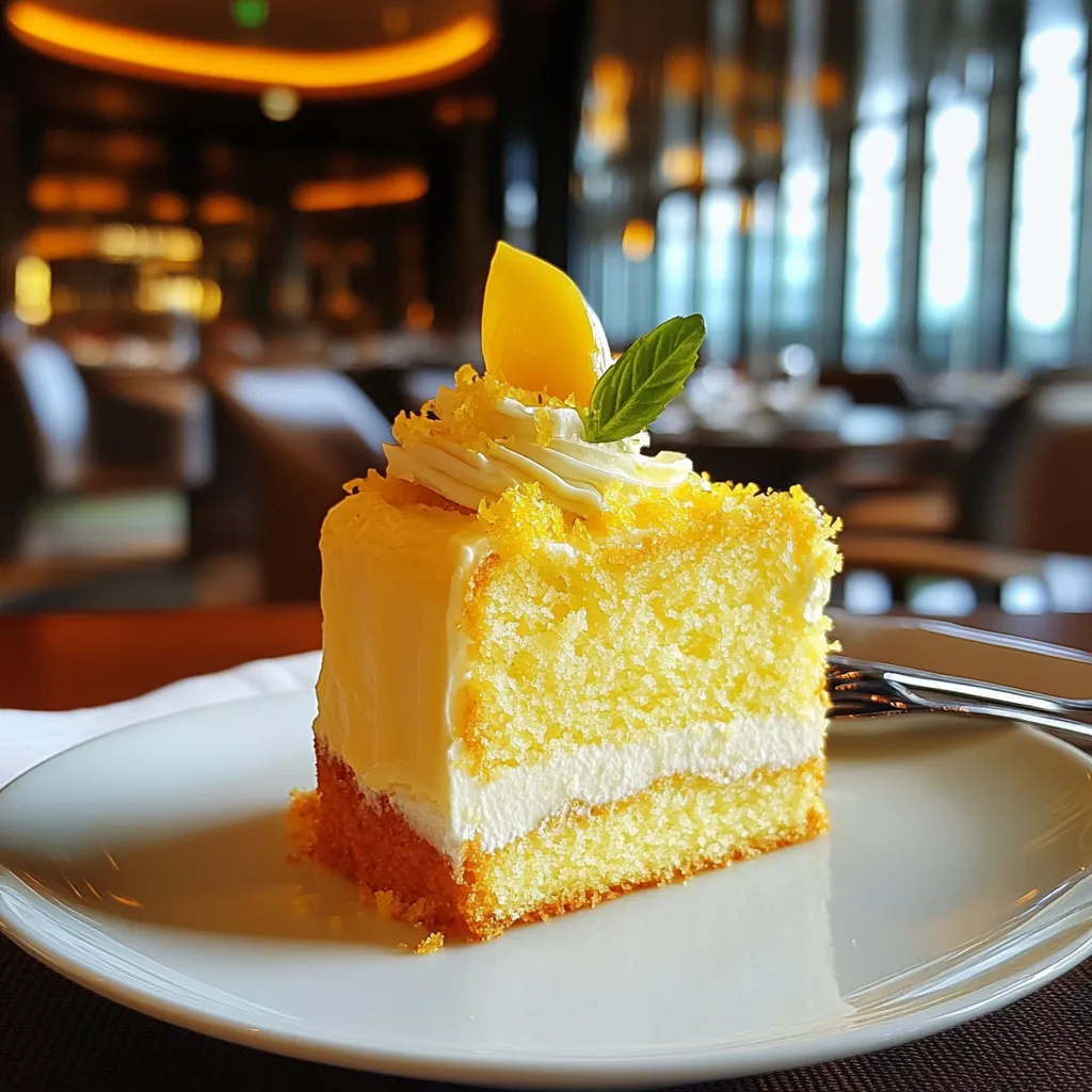 Lemon Sour Cream Cake