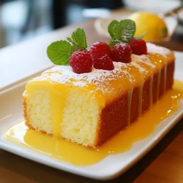Lemon Sour Cream Cake