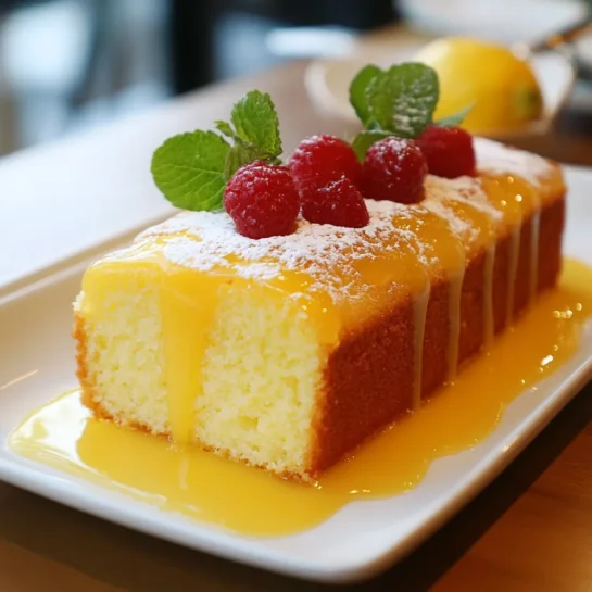 Lemon Sour Cream Cake