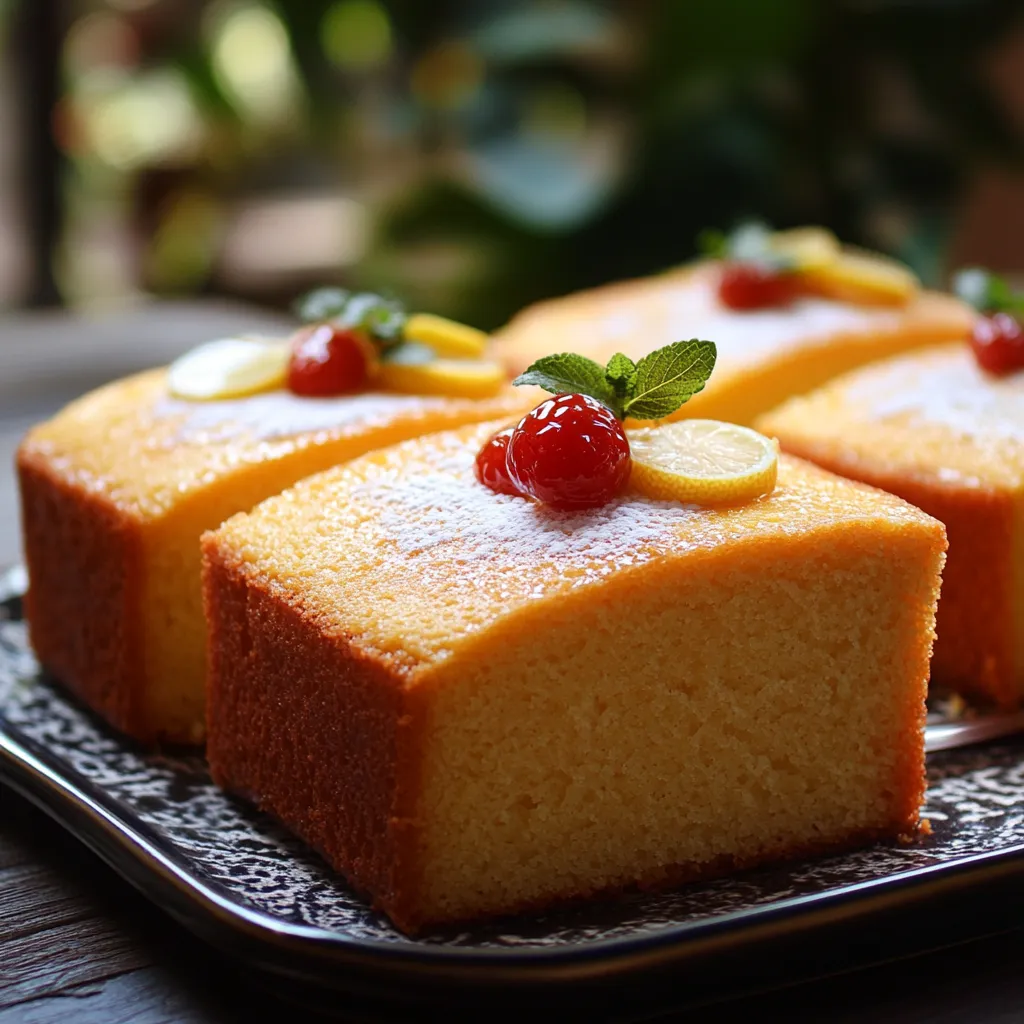 Lemon Sour Cream Cake